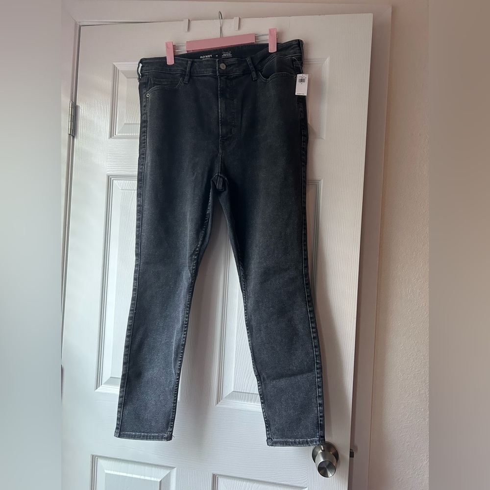 NWT Old Navy Extra High-Rise Rockstar Super Skinny Secret-Slim Pockets Jeans 16
